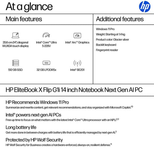 HP EBXFL G1I 14 U5-228V 32/512 W11P — view 5