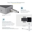 StarTech.com USB-C Dock, 4K 60Hz Quad Monitor DisplayPort & HDMI, Universal USB C Docking Station with 100W Power Delivery Charging, USB Hub w/ 1x USB Type-C & 3x USB-A, Ethernet, Audio - Thunderbolt 3 Compatible (DK31C4DPPDUE) - Docking station - USB-C 3.2 Gen 2 / Thunderbolt 3 - 4 x DP, 4 x HDMI - 1GbE