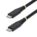 StarTech.com - USB cable - 24 pin USB-C (M) to 24 pin USB-C (M) - USB 2.0 - 3 A - USB Power Delivery (60W) - black thumbnail 1