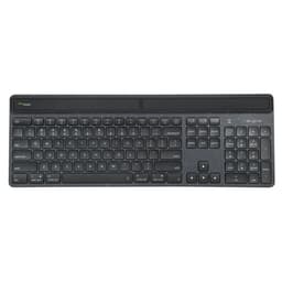 Targus EcoSmart - Keyboard - sustainable energy harvesting - full size - antimicrobial - backlit - wireless - Bluetooth 5.0 - QWERTY - Spanish - black - recycled packaging