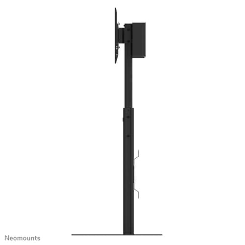 Neomounts MOVE Height Adjustable Display Stand - 37"" (93.98 cm) to 75"" (190.50 cm) Screen Support - 70 kg Load Capacity - 178.50 cm (70.28"") Height x 86.50 cm (34.06"") Width x 70 cm (27.56"") Depth - Floor - Steel - Black - For Display Screen - Lockable, Ventilated — view 15