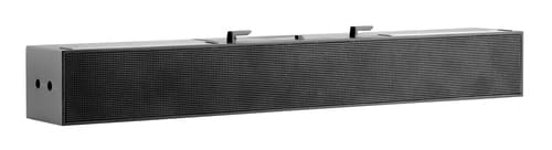 HP S101 - Sound bar - for monitor - 2.5 Watt - black (grille colour - black) - for HP 280, 34, Z1 G9, Elite 600 G9, 800 G9, EliteDesk 80X G8, Pro 400 G9, ProDesk 405 G8 — view 3