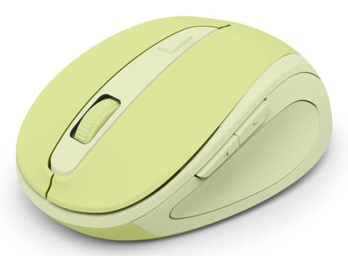 Hama WM-400 Wireless Mouse, Ergonomic, Optical, 6-Button, No Noise, Green — view 3