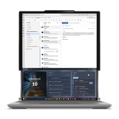Lenovo ThinkBook Plus Gen 6 Rollable, Intel� Core� Ultra 7 258V (LPE-cores up to 3.70GHz, 12MB), 14"/16.7" Roll Non-Touch, W11P64 US/UK_ENG, 32.0GB, 1x1TB SSD M.2 2242 PCIe Gen4 TLC, Intel� Arc� Graphics 140V, Wi-Fi 7 2x2 BE,BT 5.4, FPR, 5MP RGB+IR, 3 Cell Li-Pol 66Wh, 65W, 1YR Premier NBD,1CourierCarryin, Backlit, Luna Grey-English (UK) — view 4