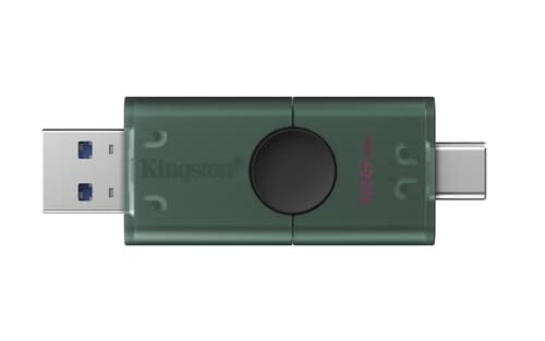 Kingston DataTraveler Duo - USB flash drive - 128 GB — view 3