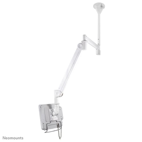 Neomounts FPMA-HAC100 - Bracket - full-motion - for LCD display - medical - white - screen size: 10"-24" - ceiling mountable — view 4