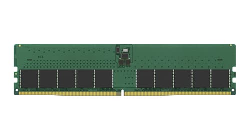Kingston - DDR5 - module - 32 GB - DIMM 288-pin - 5600 MT/s / PC5-22400 - CL46 - 1.1 V - unbuffered - ECC — view 1