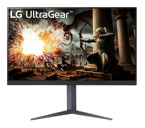 LG UltraGear 32GS75Q-B - LED monitor - gaming - 32" (31.5" viewable) - 2560 x 1440 QHD @ 180 Hz - IPS - 400 cd/m� - 1200:1 - DisplayHDR 400 - 1 ms - 2xHDMI, DisplayPort