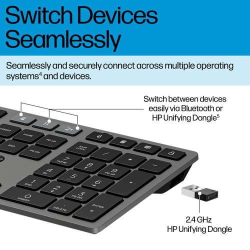HP 725 Multi-Device Rchrgbl WL KBD — view 8
