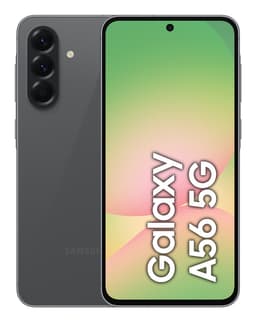 Samsung Galaxy A56 - 5G smartphone - dual-SIM - RAM 8 GB / Internal Memory 256 GB - OLED display - 6.7" - 2340 x 1080 pixels (120 Hz) - 3x rear cameras 50 MP, 12 MP, 5 MP - front camera 12 MP - awesome graphite