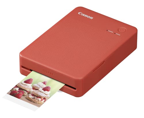 Canon SELPHY QX20 - Printer - colour - dye sublimation - 72 x 85 mm up to 0.66 min/page (colour) - capacity: 10 sheets - Wi-Fi(g) - terracota red — view 5