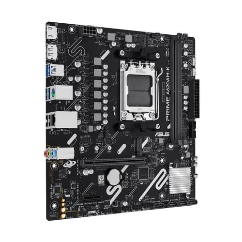 ASUS PRIME A620AM-K - motherboard - micro ATX - Socket AM5 - AMD A620A — view 3
