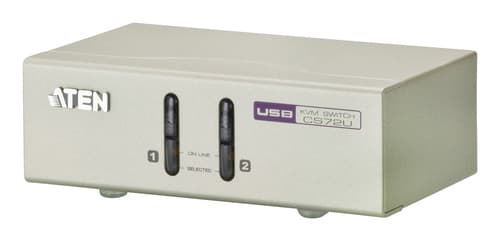 ATEN CS72U - KVM switch - 2 x KVM port(s) - 1 local user - desktop — view 1