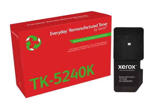 Everyday - Black - compatible - box - remanufactured - toner cartridge (alternative for: Kyocera TK-5240K) - Green World Alliance return programme