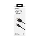 USB - TYPE C CABLE BLACK 2M thumbnail 3