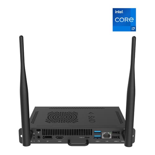 BenQ TEY41 - Slot-in digital signage player - 16 GB RAM - Intel Core i7 - 256 GB - Windows 11 Pro (Trial) — view 1