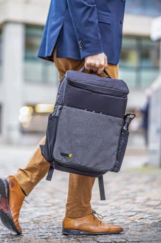 techair - Notebook carrying backpack - 14" - 15.6" - black — view 20