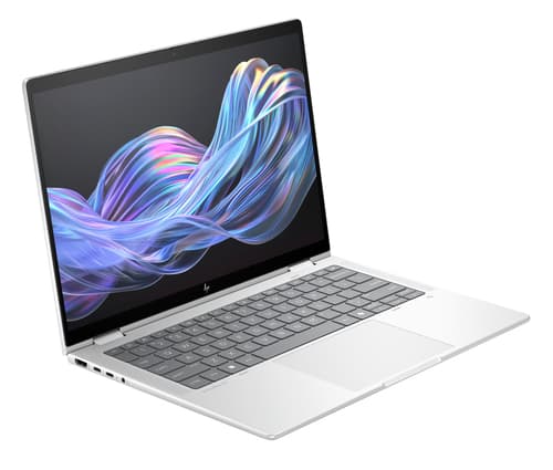HP EliteBook X Flip G1i Notebook Next Gen AI - Intel Core Ultra 7 - 258V / up to 4.8 GHz - Win 11 Pro - Intel Arc Graphics - 32 GB RAM - 1 TB SSD NVMe - 14" IPS touchscreen 1920 x 1200 - NFC, Wi-Fi 7, Bluetooth - 5G - glacier silver aluminium - kbd: UK — view 3