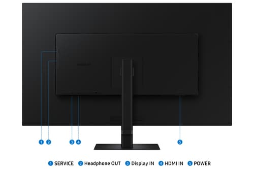 Samsung ViewFinity S7 S37D702EAU - S70D Series - LED monitor - 37" - 3840 x 2160 UHD @ 60 Hz - VA - 350 cd/m� - 3000:1 - HDR10 - 5 ms - HDMI, DisplayPort - black — view 13