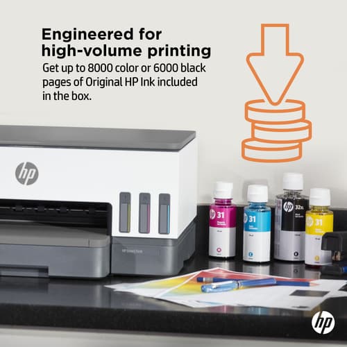 HP Smart Tank 7008 All-in-One Printer W-Con'tl EUR GB,IE,Nordic,Baltic-mul lo — view 6