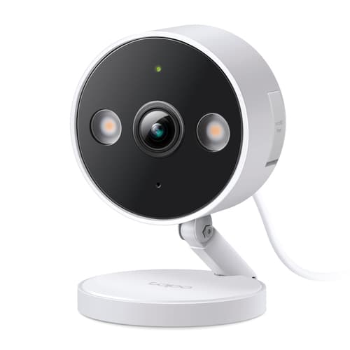 Tapo C120 V1 - Network surveillance camera - outdoor, indoor - dust resistant / water resistant - colour (Day&Night) - 4 MP - 2560 x 1440 - 2K - fixed focal - audio - wireless - Wi-Fi - 2.4GHz radio - H.264 - DC 5 V