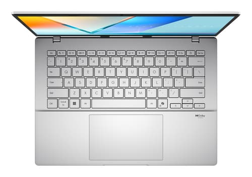 ASUS VivoBook S14 M3407HA-LY014W - AMD Ryzen 7 - 260 / up to 5.1 GHz - Win 11 Home - Radeon 780M - 16 GB RAM - 1 TB SSD NVMe - 14" 1920 x 1200 - Wi-Fi 6, Bluetooth - cool silver — view 6