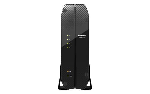 QNAP TS-410E - NAS server - 4 bays - SATA 6Gb/s - RAID 0, 1, 5, 6, 10, 50, 60, JBOD - RAM 8 GB - Gigabit Ethernet / 2.5 Gigabit Ethernet - iSCSI support — view 1