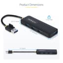 StarTech.com 4-Port USB-A Hub, 5Gbps, Bus Powered, Small Travel Mini Hub - Hub - 4 x USB 3.2 Gen 1 - desktop thumbnail 16