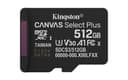 Kingston Canvas Select Plus - Flash memory card (microSDXC to SD adapter included) - 512 GB - A1 / Video Class V30 / UHS Class 3 / Class10 - microSDXC UHS-I thumbnail 3
