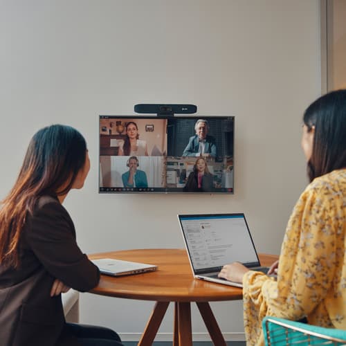 Poly Studio R30 - Personal video bar - Zoom Certified, Certified for Microsoft Teams - sand — view 11