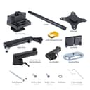 StarTech.com - Mounting kit (arm assembly, VESA mount, C-clamp) - adjustable arm with mechanical spring - for Monitor - plastic, steel - black - screen size: up to 40" - desk-mountable, grommet thumbnail 6