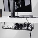 Under Desk Cable Management Tray Black thumbnail 4