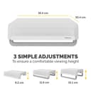BREYTA MONITOR STAND - WHITE thumbnail 4