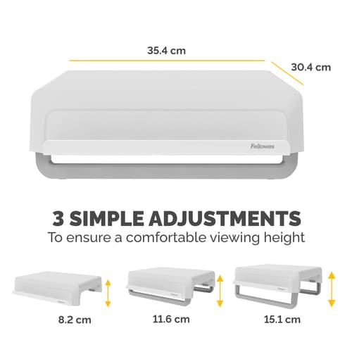 BREYTA MONITOR STAND - WHITE — view 5