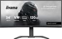 Iiyama GCB3482WQSU-B1 - LED monitor - gaming - curved - 34" - 3440 x 1440 WQHD @ 120 Hz - VA - 500 cd/m� - 3000:1 - 0.6 ms - 2xHDMI, DisplayPort - speakers thumbnail 2