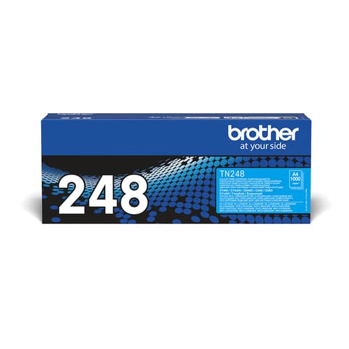 Brother TN-248C - Cyan - original - box - toner cartridge - for Brother DCP-L3515, L3520, L3555, L3560, HL-L3220, L3240, MFC-L3740, L3760, L8340, L8390