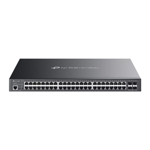 TP-Link Omada SG3452XMPP V1.8 - Switch - L2+ - Managed - 40 x 10/100/1000 (PoE+) + 8 x 10/100/1000 (PoE++) + 4 x 10Gb Ethernet SFP+ - rack-mountable - PoE++ (750 W)