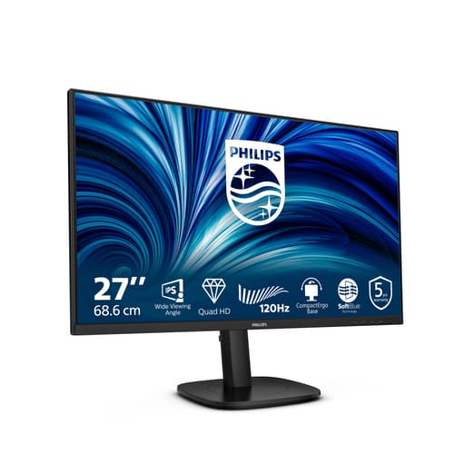 Philips 27B2N3500J - 3000 Series - LED monitor - 27" - 2560 x 1440 QHD @ 120 Hz - IPS - 350 cd/m� - 1500:1 - 4 ms - 2xHDMI, DisplayPort - speakers - black — view 12