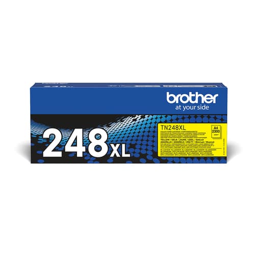 Brother TN248XLY - High Yield - yellow - original - box - toner cartridge - for Brother DCP-L3515, L3520, L3555, L3560, HL-L3220, L3240, MFC-L3740, L3760, L8340, L8390