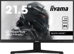iiyama G-MASTER Black Hawk G2245HSU-B2 - LED monitor - 22" (21.5" viewable) - 1920 x 1080 Full HD (1080p) @ 100 Hz - IPS - 300 cd/m� - 1000:1 - 1 ms - HDMI, DisplayPort - speakers - matte black