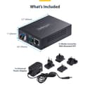StarTech.com - Fibre media converter - 1GbE - over fibre optic - 1000Base-T, 1000Base-LX, 10Base-T, 100Base-TX - LC Duplex single-mode / RJ-45 - up to 20 km - 1310 nm - TAA Compliant thumbnail 11