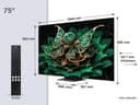 TCL C7K 75 QD-MINI LED 4K HDR SMART thumbnail 2