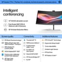 HP 734pm - Series 7 Pro - LED monitor - curved - 34" - 3440 x 1440 WQHD @ 120 Hz - IPS Black - 400 cd/m� - 2000:1 - DisplayHDR 400 - 5 ms - Thunderbolt 4, HDMI, DisplayPort, USB-C - speakers - black, silver thumbnail 3