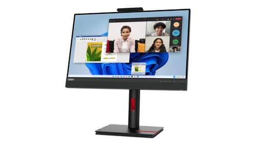 Lenovo ThinkCentre Tiny-in-One 24 Gen 5 - LED monitor - 24" (23.8" viewable) - touchscreen - 1920 x 1080 Full HD (1080p) @ 60 Hz - IPS - 250 cd/m� - 1000:1 - 4 ms - HDMI, DisplayPort - speakers - raven black — view 4