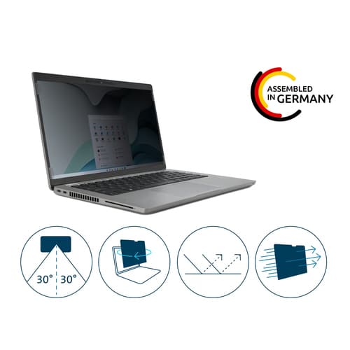 Kensington EQ - Notebook privacy filter - 2-way - removable - adhesive, hinge tabs - 13.3" — view 19