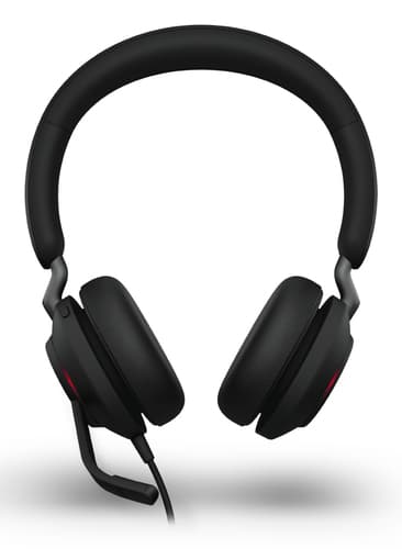 Jabra Evolve2 40 SE UC Stereo - Headset - on-ear - wired - USB-C, USB-A - noise isolating - Optimised for UC — view 3