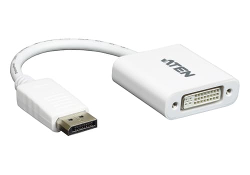 ATEN VC965 - DisplayPort adapter - DisplayPort (M) to DVI-D (F) - white - for VanCryst VB905 — view 1