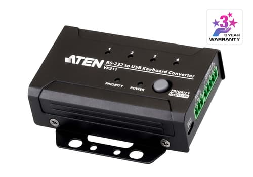 ATEN VK211 - Keyboard / mouse adapter - USB, RS-232
