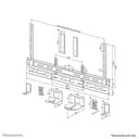 Neomounts AV30-500BL - Mounting kit (mount bracket) - for video bar - universal - black - screen size: 43"-110" - VESA-mountable thumbnail 20