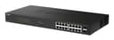 D-Link DGS 1018P - Switch - unmanaged - 16 x 10/100/1000 (PoE) + 2 x combo Gigabit SFP - rack-mountable, desktop - PoE (240 W) thumbnail 3